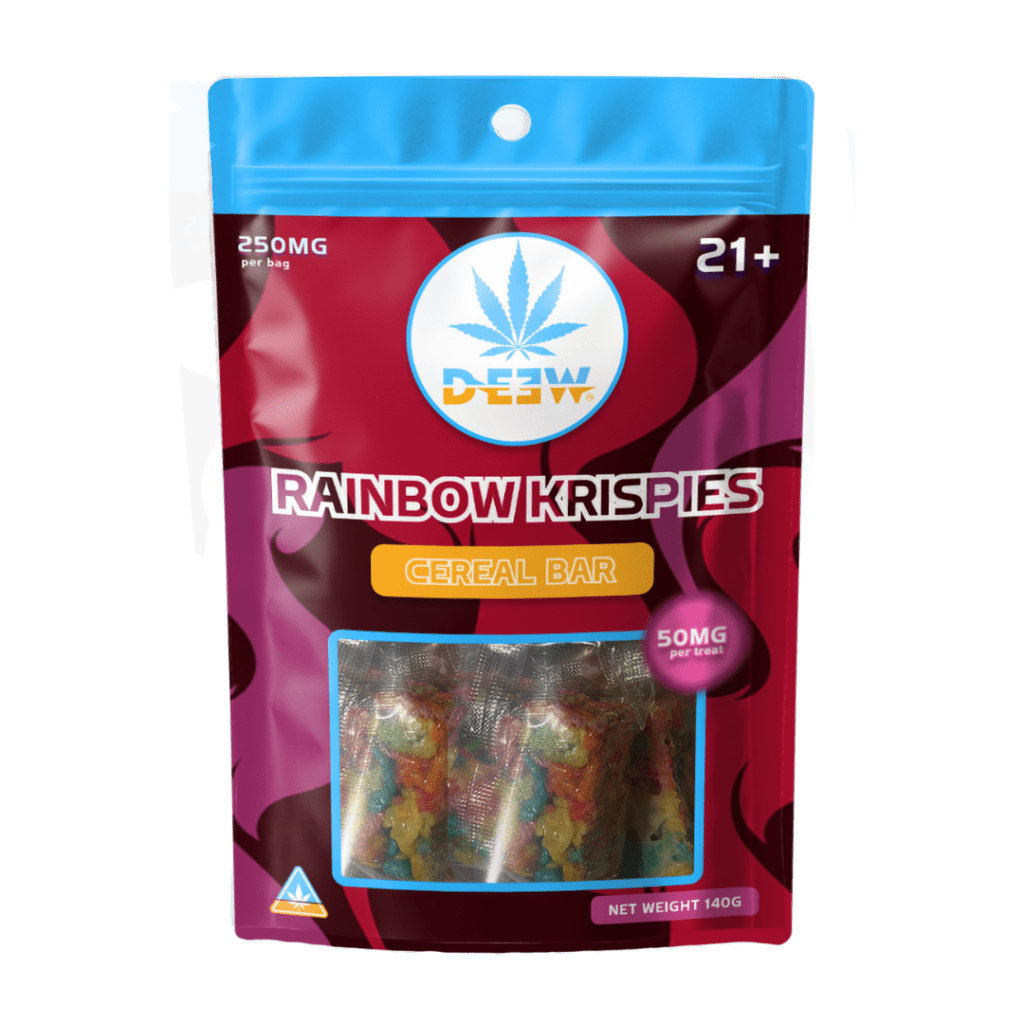 rainbow pebbles cereal bars infused edible delta 9 thc
