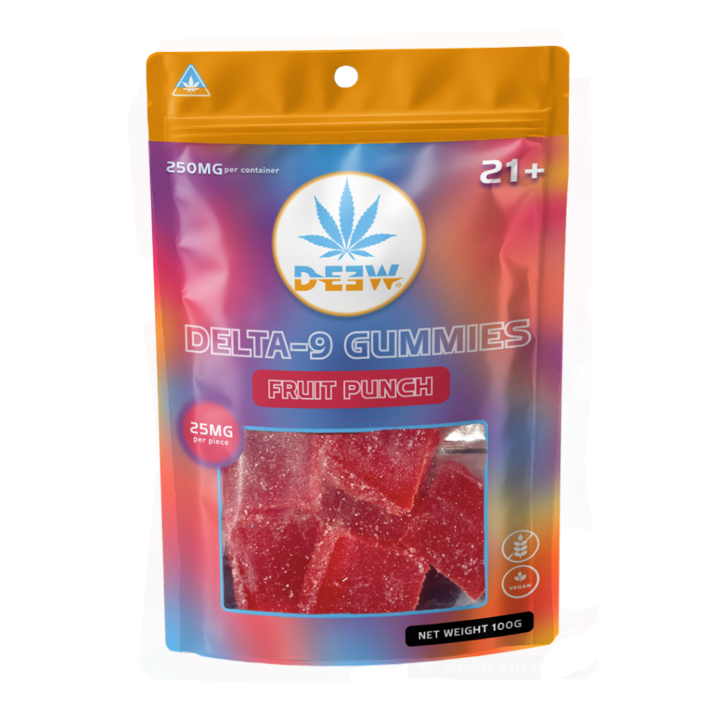 fruit punch thc infused gummies