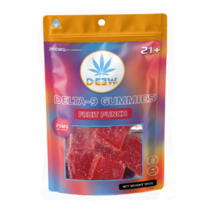 fruit punch thc infused gummies