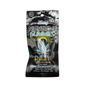 3 pack nighttime gummies thc cbn infused edible