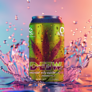 black cherry lime diesel delta 9 thc infused seltzer - 0 sugar, infused with electrolytes and minerals