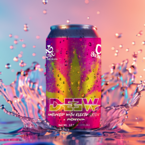 strawberry lemon haze delta 9 thc infused seltzer - 0 sugar, infused with electrolytes and minerals