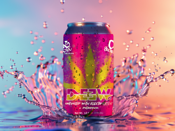 strawberry lemon haze delta 9 thc infused seltzer - 0 sugar, infused with electrolytes and minerals