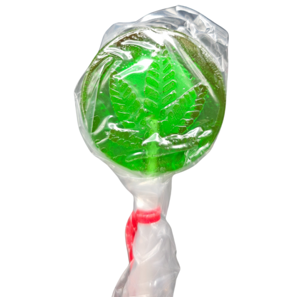 green apple lollypop back hemp leaf