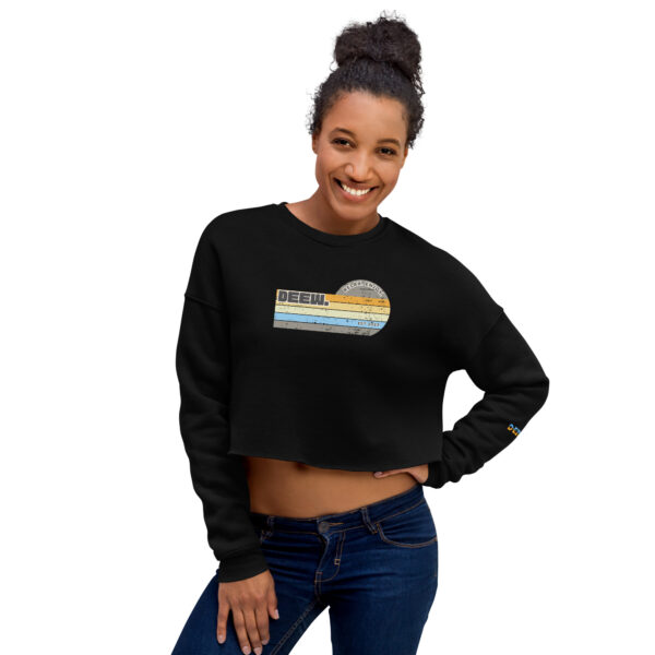 DEEW Retro Crop Sweatshirt - Image 4